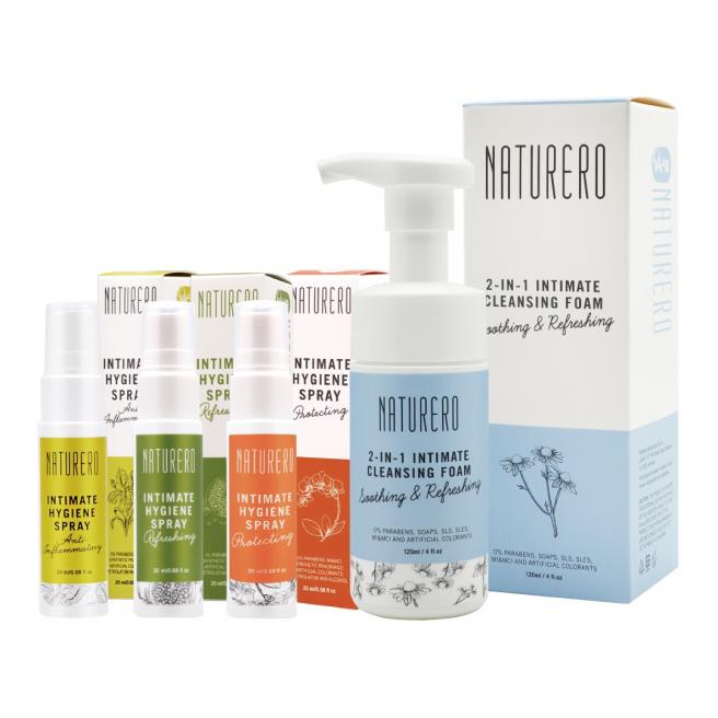 Naturero植淨林 私密噴霧20ml 任3入 + 舒涼慕斯120ml