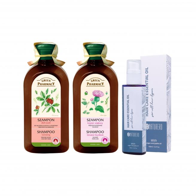 Green Pharmacy草本肌曜 草本洗髮露350ml任2入 +贈 輕盈有感髮絲精華油100ml
