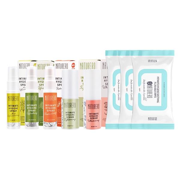 Naturero植淨林 私密噴霧20ml 任3入+私密精華30ml 任2入  +贈銀離子私密抗菌柔濕巾(20抽)3包