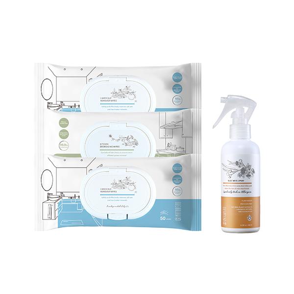 Naturero植淨林 居家清潔濕巾50抽 任3入 贈安睡驅蟎織品噴霧200ml