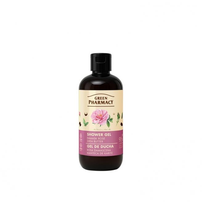 Green Pharmacy草本肌曜 大馬士革玫瑰&乳木果油柔潤沐浴露 500ml