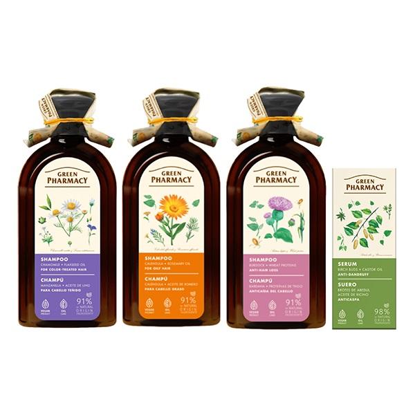 Green Pharmacy草本肌曜 草本強健洗髮350ml 任3入 贈頭部精華液100ML