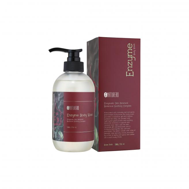 Naturero植淨林 玫瑰花徑酵母沐浴露500g