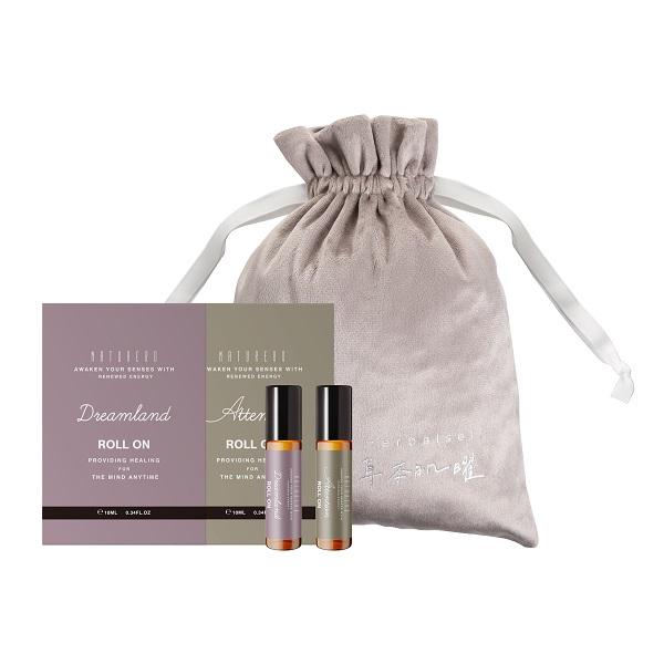 Naturero植淨林 精油滾珠10ML任2入 贈草本肌曜法蘭絨束口袋